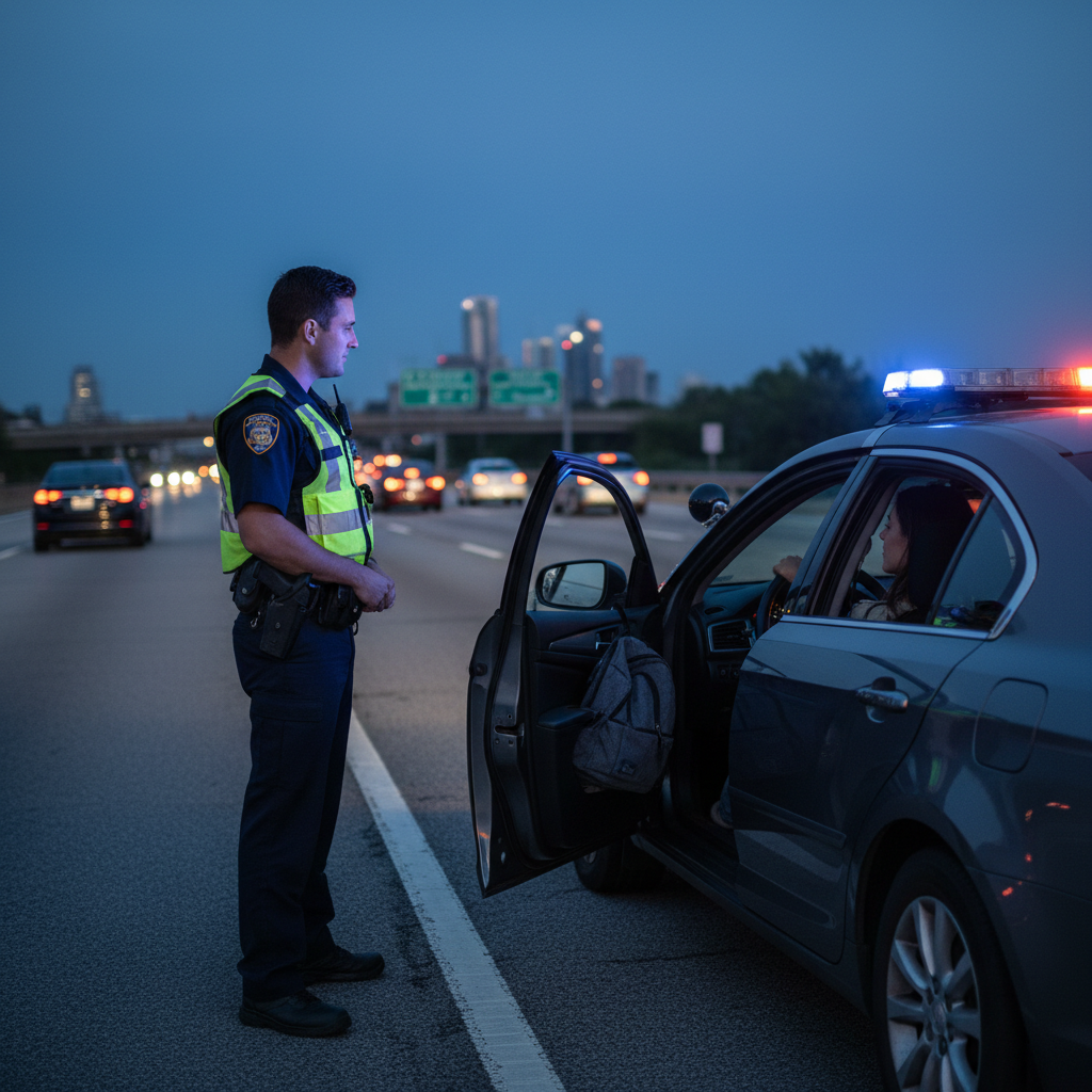 Can police search your backpack during a traffic stop